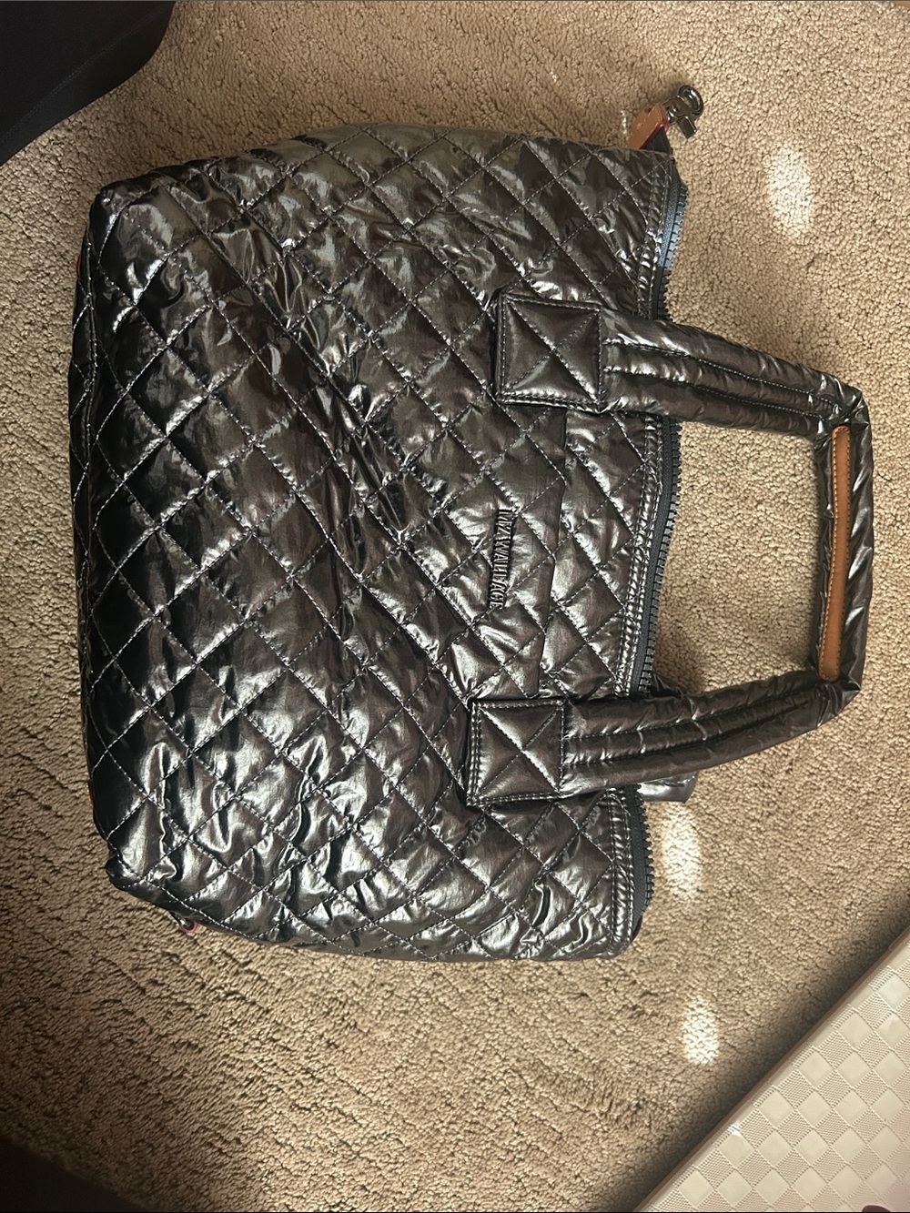 MZ Wallace medium Sutton in Black Lacquer